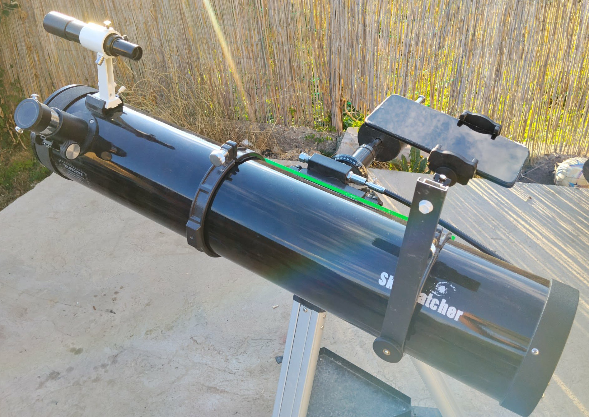 PushToSky phone-based telescope control interface